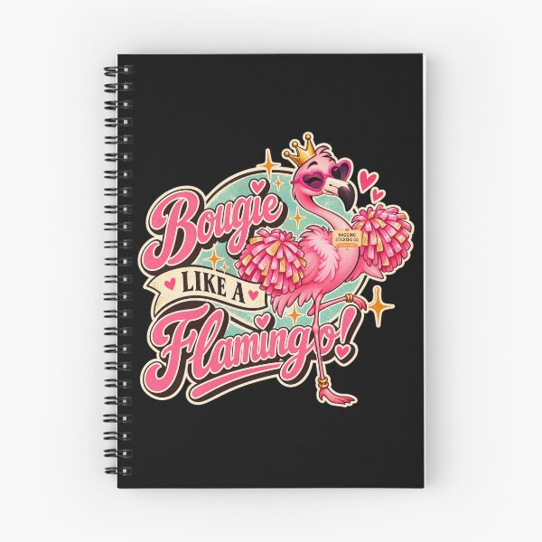Item preview, BOUGIE LIKE A FLAMINGO! BY NAGGINGSTICKERSCO. BOUGIE LIKE FIFI! PINK FLAMINGO! COLLECTION | BLACK Edition | No.01 designed and sold by LaMaisonOfMY.
