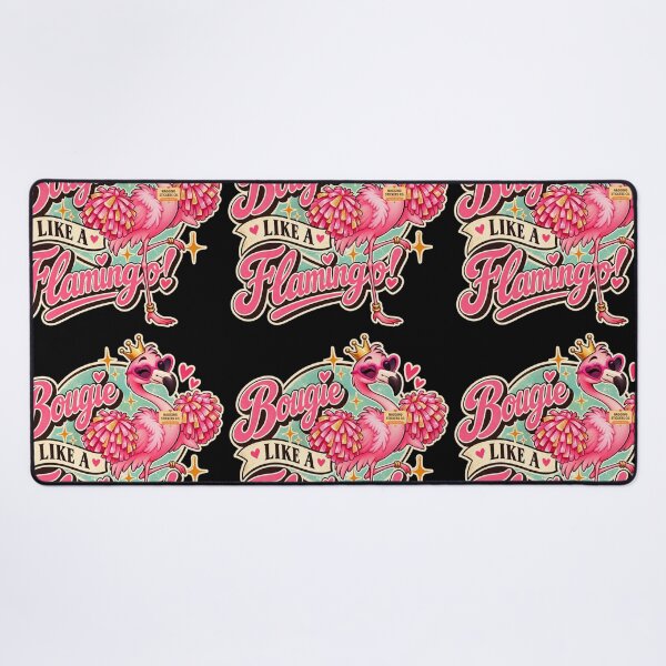 Item preview, BOUGIE LIKE A FLAMINGO! BY NAGGINGSTICKERSCO. BOUGIE LIKE FIFI! PINK FLAMINGO! COLLECTION | BLACK Edition | No.01 designed and sold by LaMaisonOfMY.