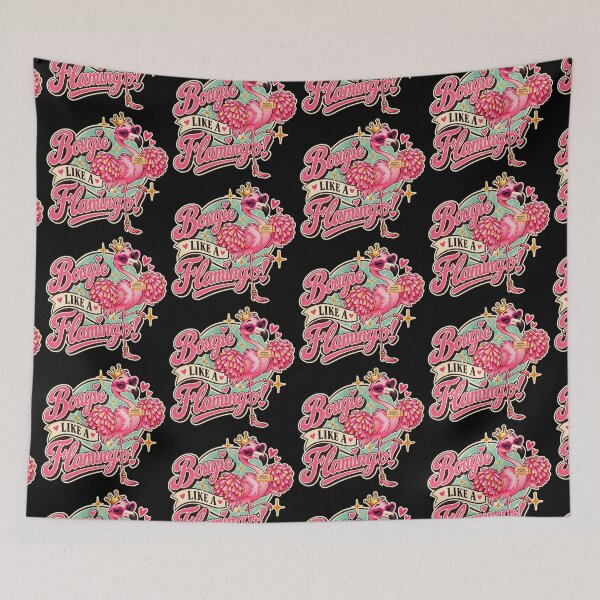 Item preview, BOUGIE LIKE A FLAMINGO! BY NAGGINGSTICKERSCO. BOUGIE LIKE FIFI! PINK FLAMINGO! COLLECTION | BLACK Edition | No.01 designed and sold by LaMaisonOfMY.