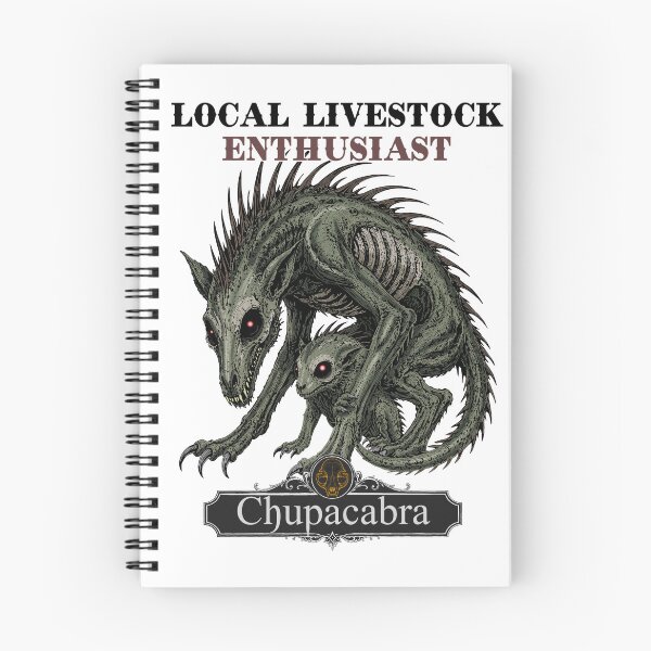 Item preview, El terror nocturno del Chupacabras designed and sold by Hexcellent Designs.