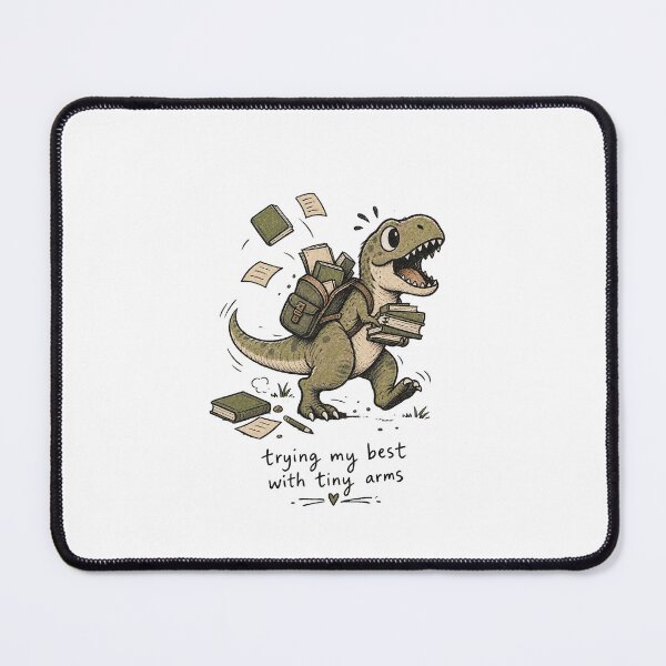 Item preview, Dinosaur Reading With Tiny Arms designed and sold by tollaru.