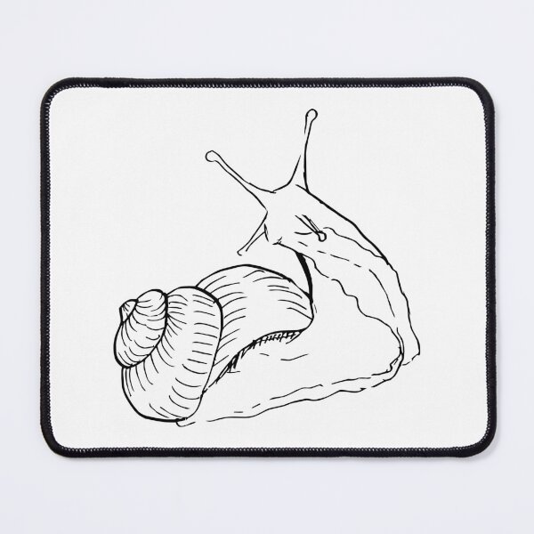 Item preview, Linocut look snail designed and sold by Cheeshka.