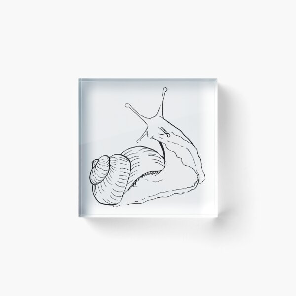 Item preview, Linocut look snail designed and sold by Cheeshka.