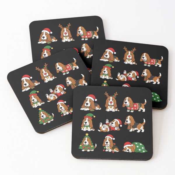 Item preview, Funny Basset Hound Dog Christmas Holiday Xmas Mom Dad designed and sold by rafaeltto.