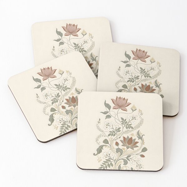 Item preview, Indian Botanical Lotus Wall Art designed and sold by hutofdesigns.