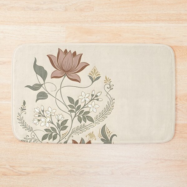 Item preview, Indian Botanical Lotus Wall Art designed and sold by hutofdesigns.