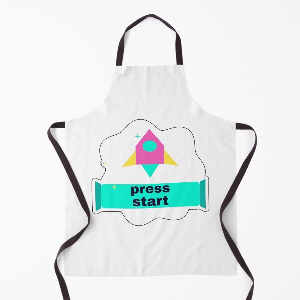 Item preview, Press Start - Gamer Sticker designed and sold by ClipCanvas.
