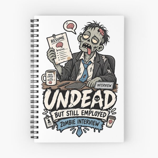 Item preview, Undead But Still Employed Zombie Interview designed and sold by tollaru.