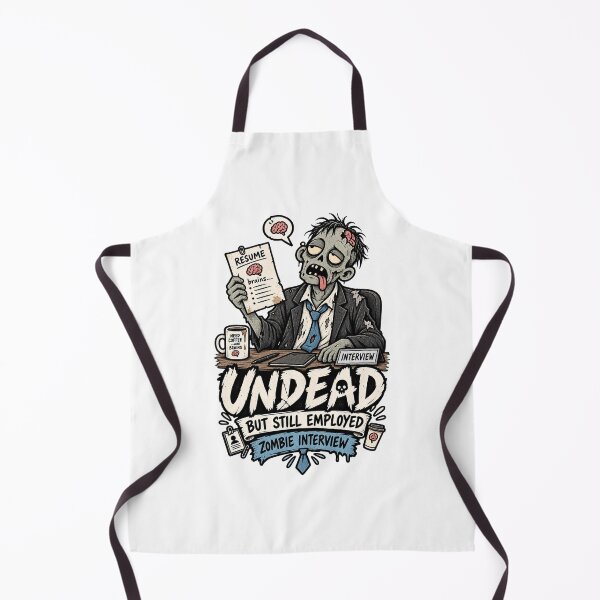 Item preview, Undead But Still Employed Zombie Interview designed and sold by tollaru.