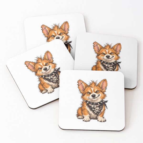 Item preview, Punk Rock Corgi Dog designed and sold by Steele-Art.
