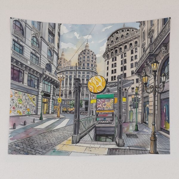 Item preview, Buenos Aires Argentina Print – Cityscape Wall Art designed and sold by POSTERIOCREW.