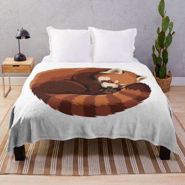 Item preview, Cute Red Panda Sleeping Illustration designed and sold by didiiii74210.