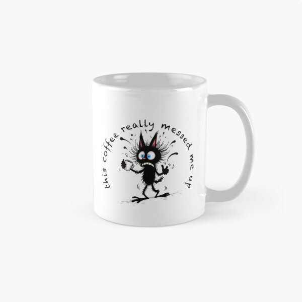 Item preview, This Coffee Really Messed Me Up – Funny Wired Black Dog Coffee Lover designed and sold by MaciejRudzinsky.