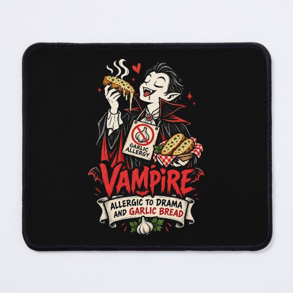Item preview, Vampire Allergic To Garlic Bread designed and sold by tollaru.