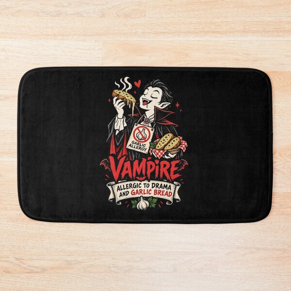 Item preview, Vampire Allergic To Garlic Bread designed and sold by tollaru.