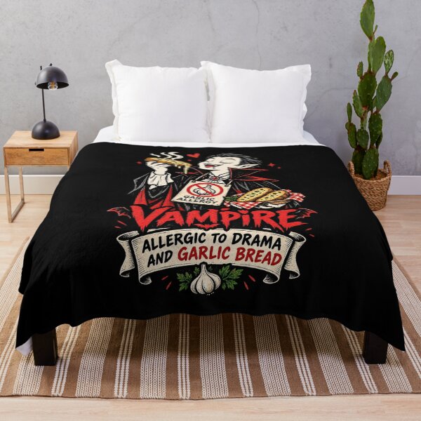 Item preview, Vampire Allergic To Garlic Bread designed and sold by tollaru.