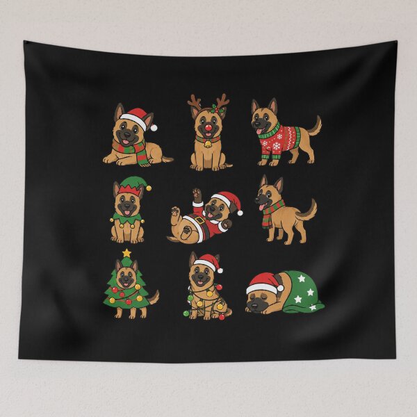 Item preview, Funny Belgian Malinois Dog Christmas Holiday Xmas Mom Dad designed and sold by rafaeltto.