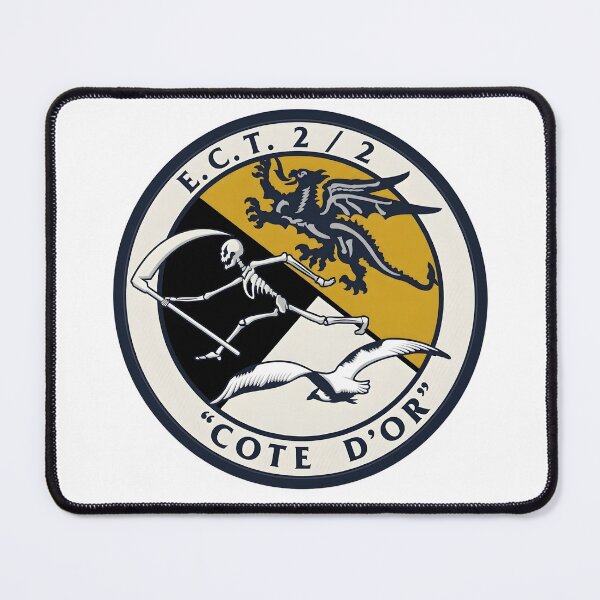 Item preview, French Air and Space Force E.C.T. 2/2 "Côte d'Or" Tactical Aviation Patch designed and sold by CharlieDesings.