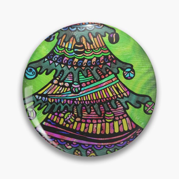 Artikelvorschau, Tiffany-Glas-Mendala-Weihnachtsbaum entworfen und verkauft von Digital Attic 95.