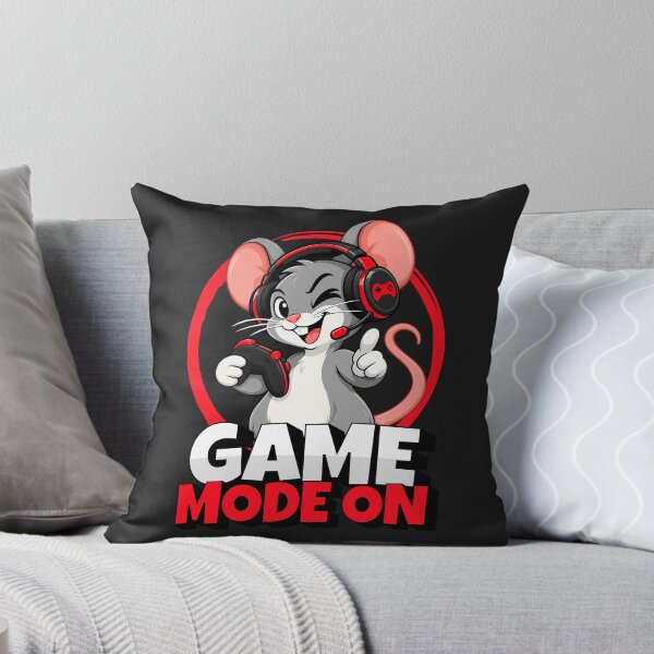 Item preview, Game Mode On Gamer Mouse with Headset and Controller designed and sold by Infinitee8hirts.