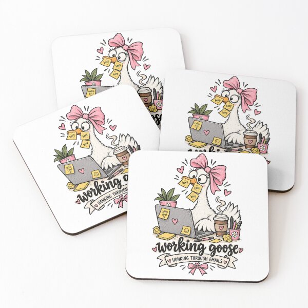 Item preview, Working Goose Honking Through Emails designed and sold by tollaru.