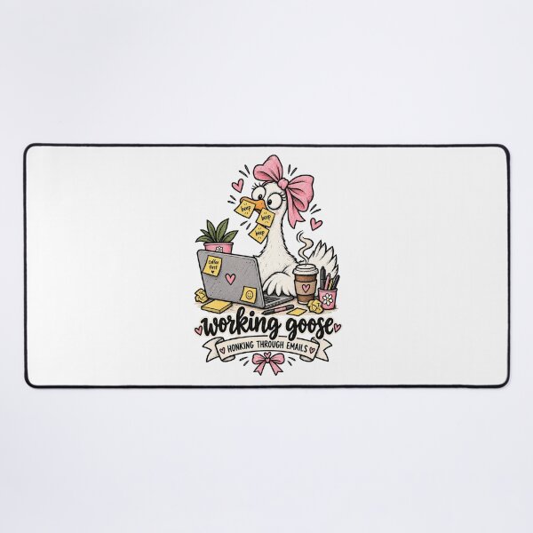 Item preview, Working Goose Honking Through Emails designed and sold by tollaru.