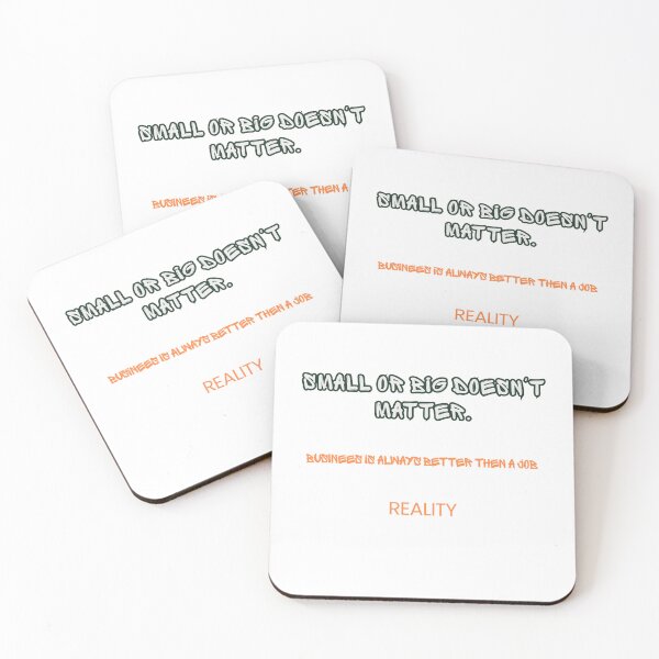 Item preview, Small Or Big Doesn't Matter Success Quote designed and sold by Mr besho.