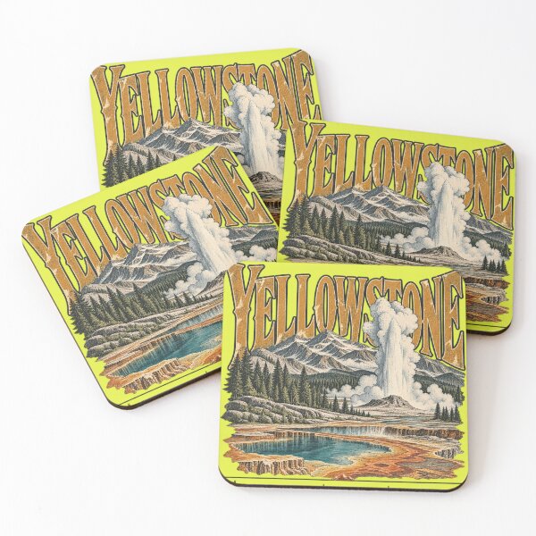 Item preview, YELLOWSTONE — INTO THE WILD designed and sold by KrungiT Design .