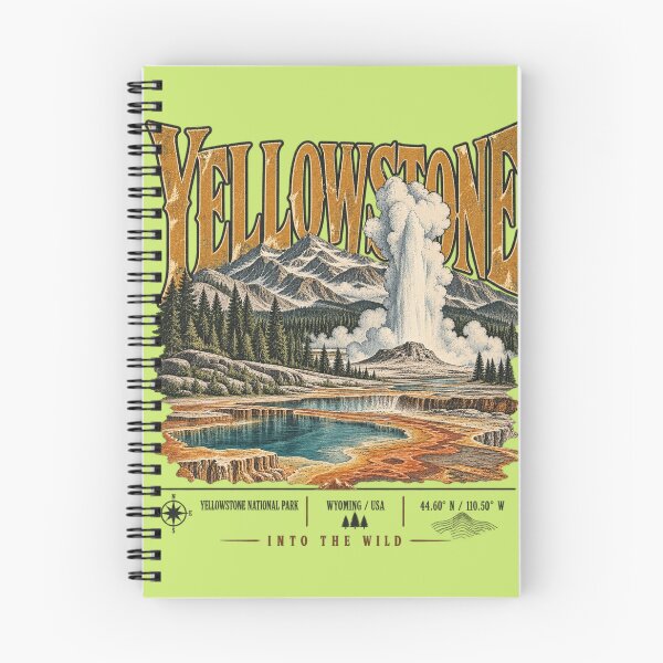 Item preview, YELLOWSTONE — INTO THE WILD designed and sold by KrungiT Design .
