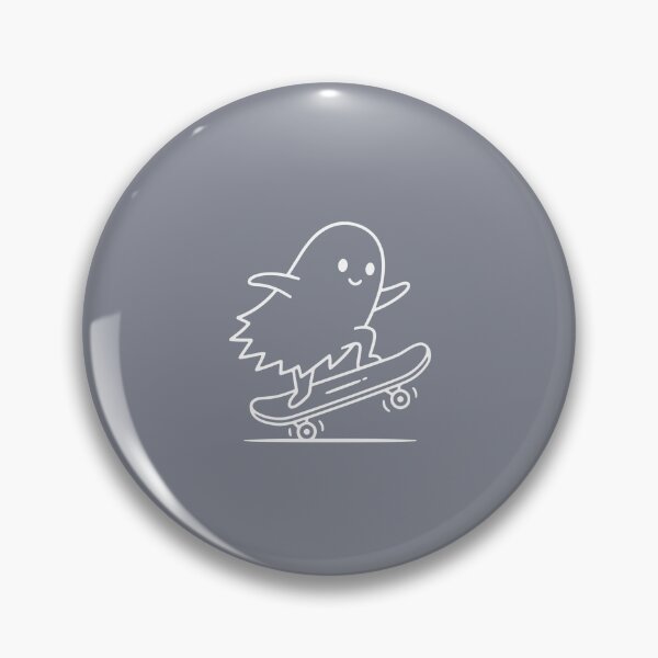 Item preview, Cute Ghost Skateboarder Spirit Halloween Skater designed and sold by SofiBlair.