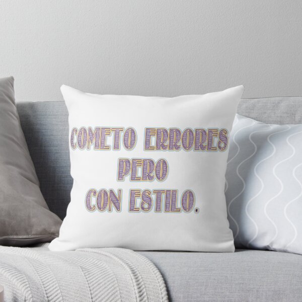 Item preview, Cometo errores pero con estilo - Spanish Adult Mood Quote designed and sold by Yamy Morrell Art and Design.