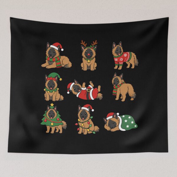 Item preview, Funny Belgian Tervuren Dog Christmas Holiday Xmas Mom Dad designed and sold by rafaeltto.
