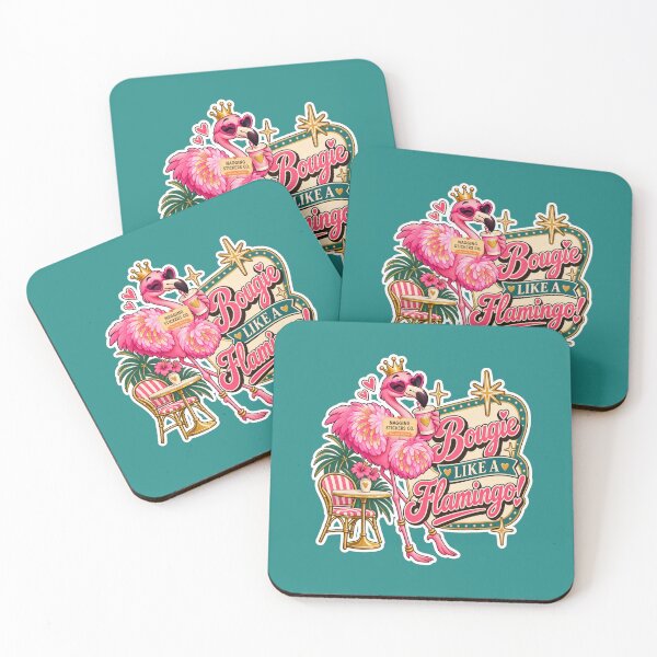 Item preview, BOUGIE LIKE A FLAMINGO! BY NAGGINGSTICKERSCO. BOUGIE LIKE FIFI! PINK FLAMINGO! COLLECTION | GREEN Edition | No.02 designed and sold by LaMaisonOfMY.