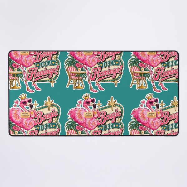 Item preview, BOUGIE LIKE A FLAMINGO! BY NAGGINGSTICKERSCO. BOUGIE LIKE FIFI! PINK FLAMINGO! COLLECTION | GREEN Edition | No.02 designed and sold by LaMaisonOfMY.