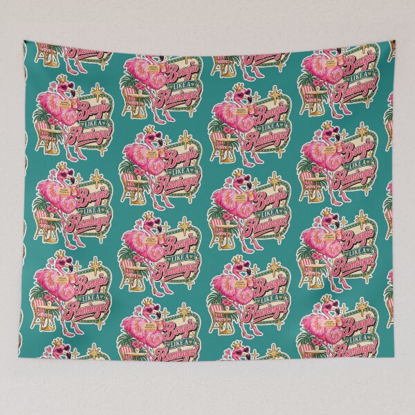 Item preview, BOUGIE LIKE A FLAMINGO! BY NAGGINGSTICKERSCO. BOUGIE LIKE FIFI! PINK FLAMINGO! COLLECTION | GREEN Edition | No.02 designed and sold by LaMaisonOfMY.