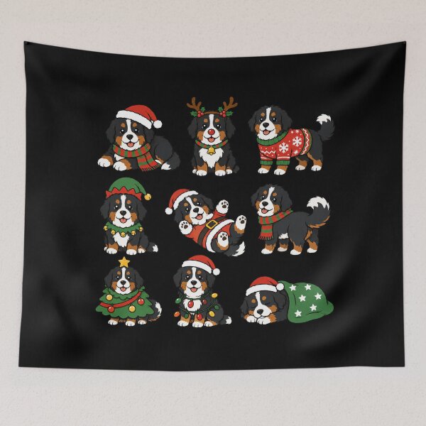Item preview, Funny Bernese Mountain Dog Christmas Holiday Xmas Mom Dad designed and sold by rafaeltto.