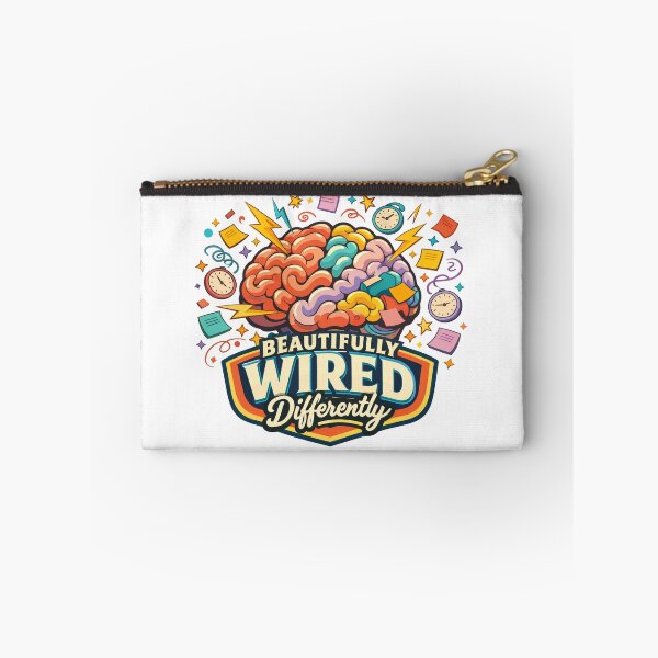 Item preview, Beautifully Wired Differently - ADHD Brain Art designed and sold by VOOCOLLECTION.