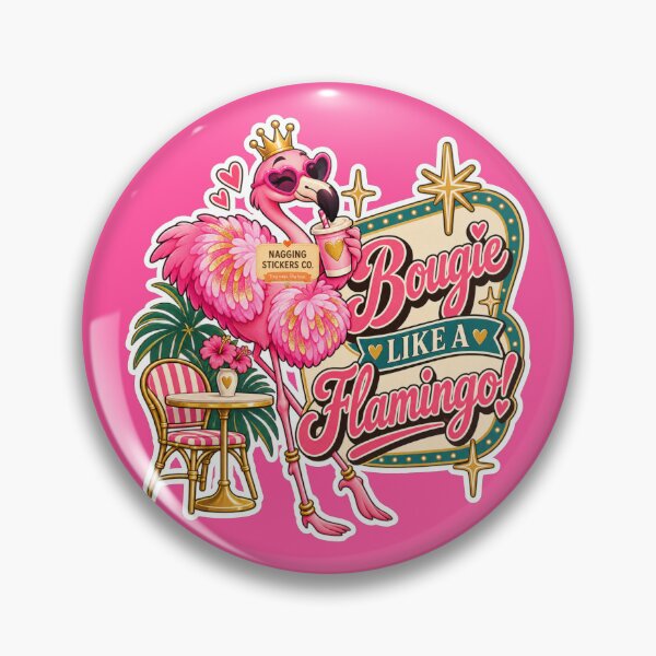 Item preview, BOUGIE LIKE A FLAMINGO! BY NAGGINGSTICKERSCO. BOUGIE LIKE FIFI! PINK FLAMINGO! COLLECTION | ELECTRIC PINK Edition | No.02 designed and sold by LaMaisonOfMY.