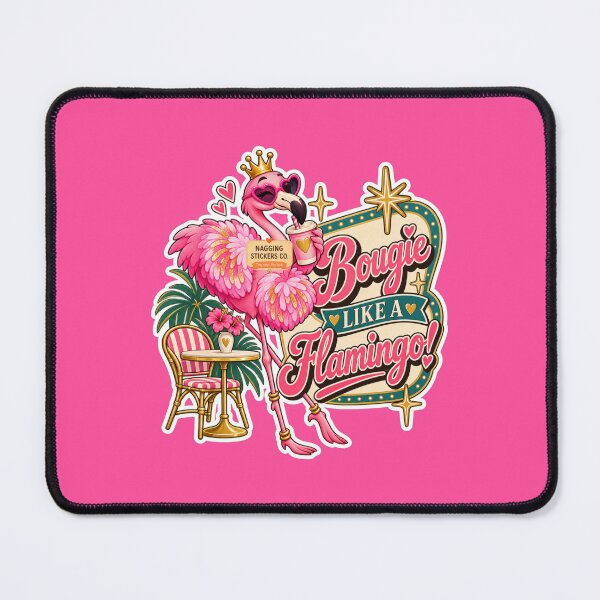 Item preview, BOUGIE LIKE A FLAMINGO! BY NAGGINGSTICKERSCO. BOUGIE LIKE FIFI! PINK FLAMINGO! COLLECTION | ELECTRIC PINK Edition | No.02 designed and sold by LaMaisonOfMY.