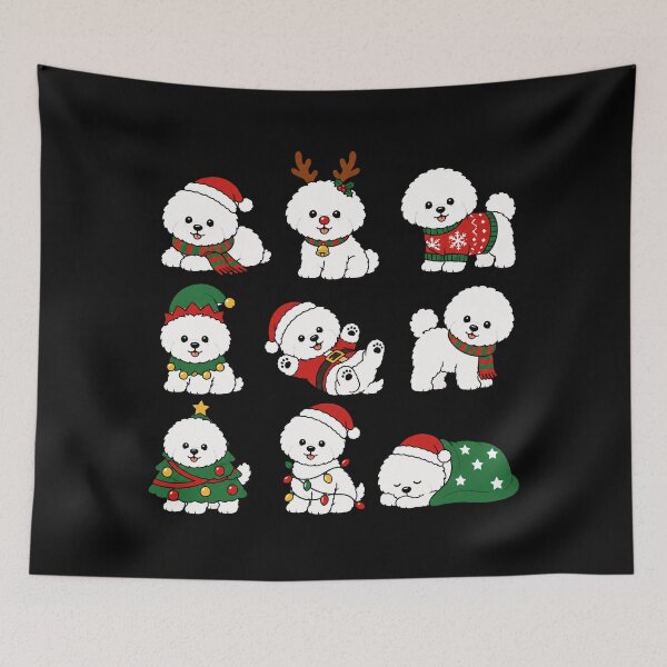 Item preview, Funny Bichon Frise Dog Christmas Holiday Xmas Mom Dad designed and sold by rafaeltto.