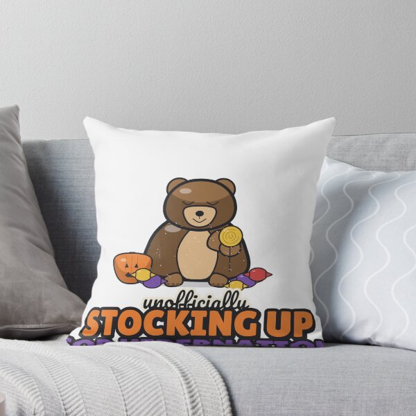 Item preview, Oso acaparando dulces de Halloween para la hibernacion designed and sold by BooAndBloomCo.