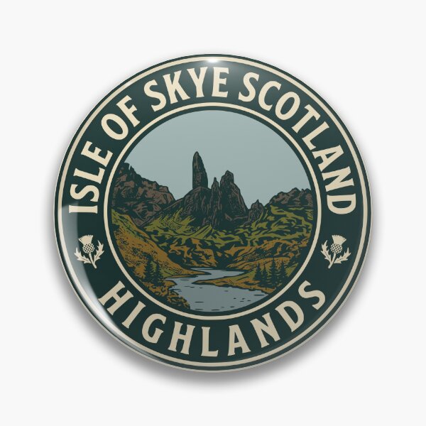 Item preview, Isle of Skye Scotland Highlands Travel Badge designed and sold by Travelpeak.