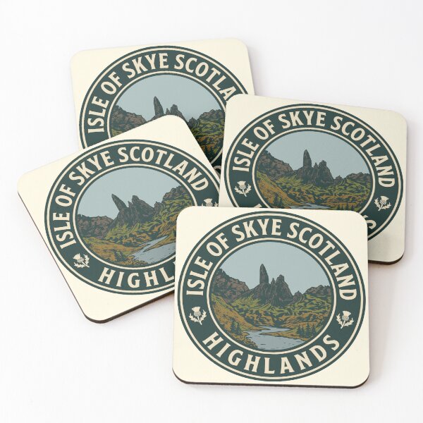 Item preview, Isle of Skye Scotland Highlands Travel Badge designed and sold by Travelpeak.