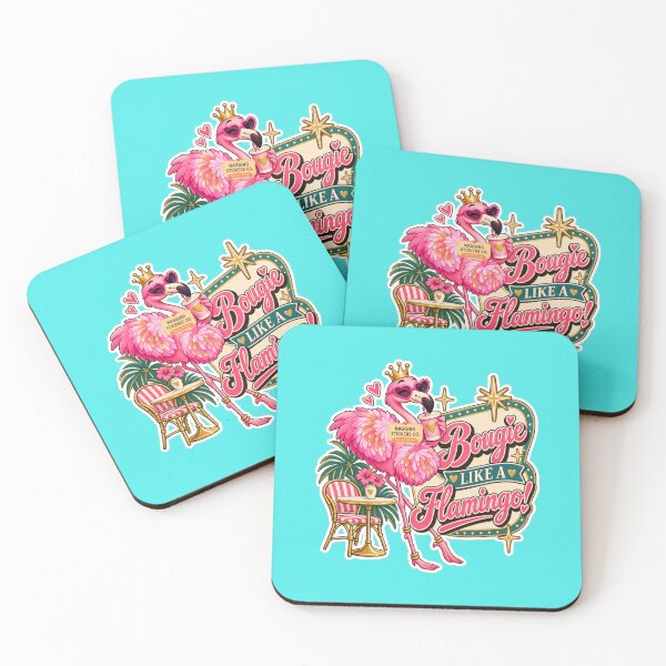 Item preview, BOUGIE LIKE A FLAMINGO! BY NAGGINGSTICKERSCO. BOUGIE LIKE FIFI! PINK FLAMINGO! COLLECTION | AQUA Edition | No.02 designed and sold by LaMaisonOfMY.