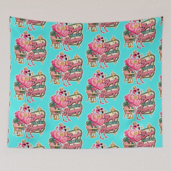 Item preview, BOUGIE LIKE A FLAMINGO! BY NAGGINGSTICKERSCO. BOUGIE LIKE FIFI! PINK FLAMINGO! COLLECTION | AQUA Edition | No.02 designed and sold by LaMaisonOfMY.
