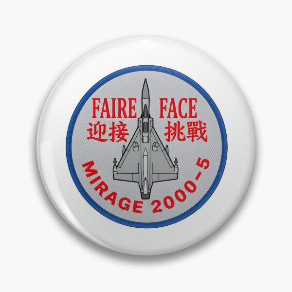 Item preview, Republic of China Air Force Mirage 2000-5 "Faire Face" Tactical Patch designed and sold by CharlieDesings.
