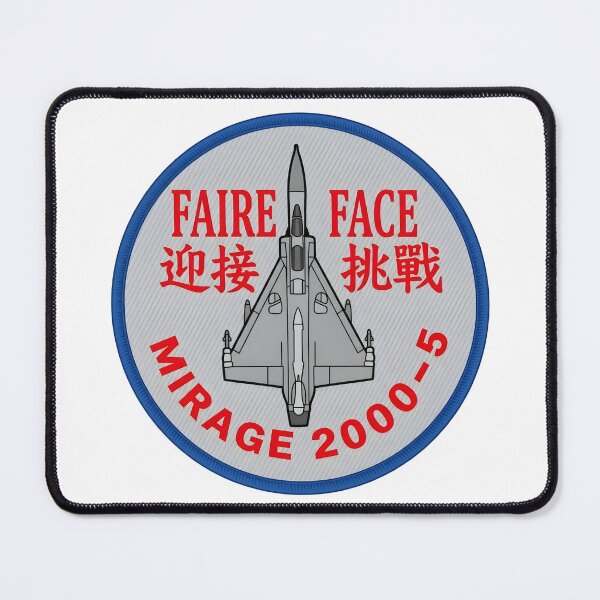 Item preview, Republic of China Air Force Mirage 2000-5 "Faire Face" Tactical Patch designed and sold by CharlieDesings.