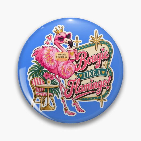 Item preview, BOUGIE LIKE A FLAMINGO! BY NAGGINGSTICKERSCO. BOUGIE LIKE FIFI! PINK FLAMINGO! COLLECTION | ELECTRIC BLUE Edition | No.02 designed and sold by LaMaisonOfMY.