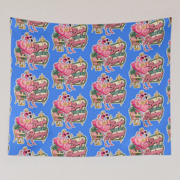 Item preview, BOUGIE LIKE A FLAMINGO! BY NAGGINGSTICKERSCO. BOUGIE LIKE FIFI! PINK FLAMINGO! COLLECTION | ELECTRIC BLUE Edition | No.02 designed and sold by LaMaisonOfMY.