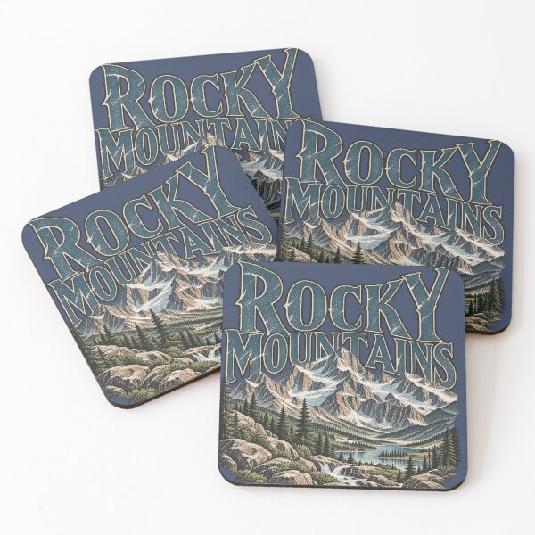 Item preview, ROCKY MOUNTAINS — ABOVE THE WILD designed and sold by KrungiT Design .